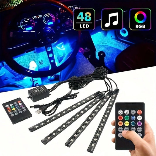 Easy Installation, Automotive High Brightness Neon Kits, Automotive LED Light Strips, Interior Lights, Christmas Decorations, USB Neon Accessories, Ambiance Light Strips, Foot Space Neon Kits, Without
