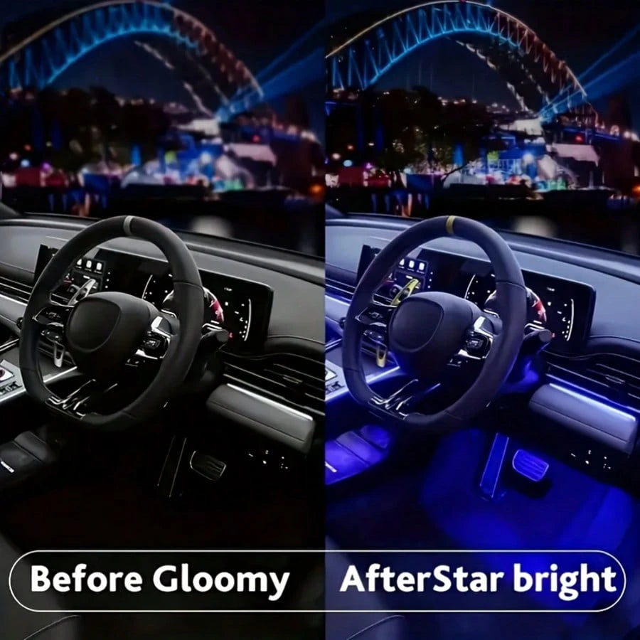 Easy Installation, Automotive High Brightness Neon Kits, Automotive LED Light Strips, Interior Lights, Christmas Decorations, USB Neon Accessories, Ambiance Light Strips, Foot Space Neon Kits, Without
