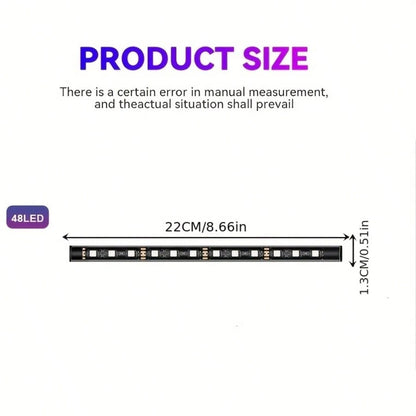 Easy Installation, Automotive High Brightness Neon Kits, Automotive LED Light Strips, Interior Lights, Christmas Decorations, USB Neon Accessories, Ambiance Light Strips, Foot Space Neon Kits, Without