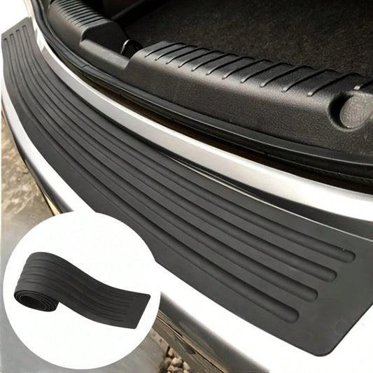 Easypie Selection 1 Pack Self-Adhesive Rubber Trunk Protector Strips, Black Car Decorative Accessories (Universal Fit, Easy Installation)