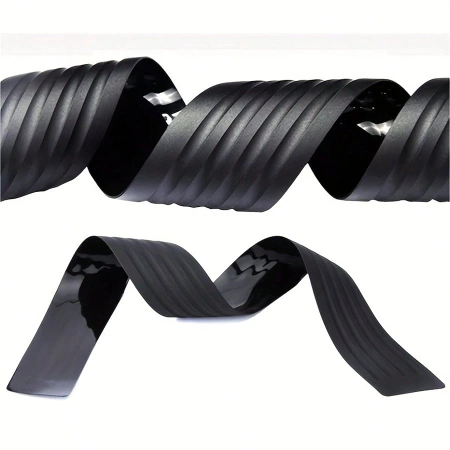 Easypie Selection 1 Pack Self-Adhesive Rubber Trunk Protector Strips, Black Car Decorative Accessories (Universal Fit, Easy Installation)
