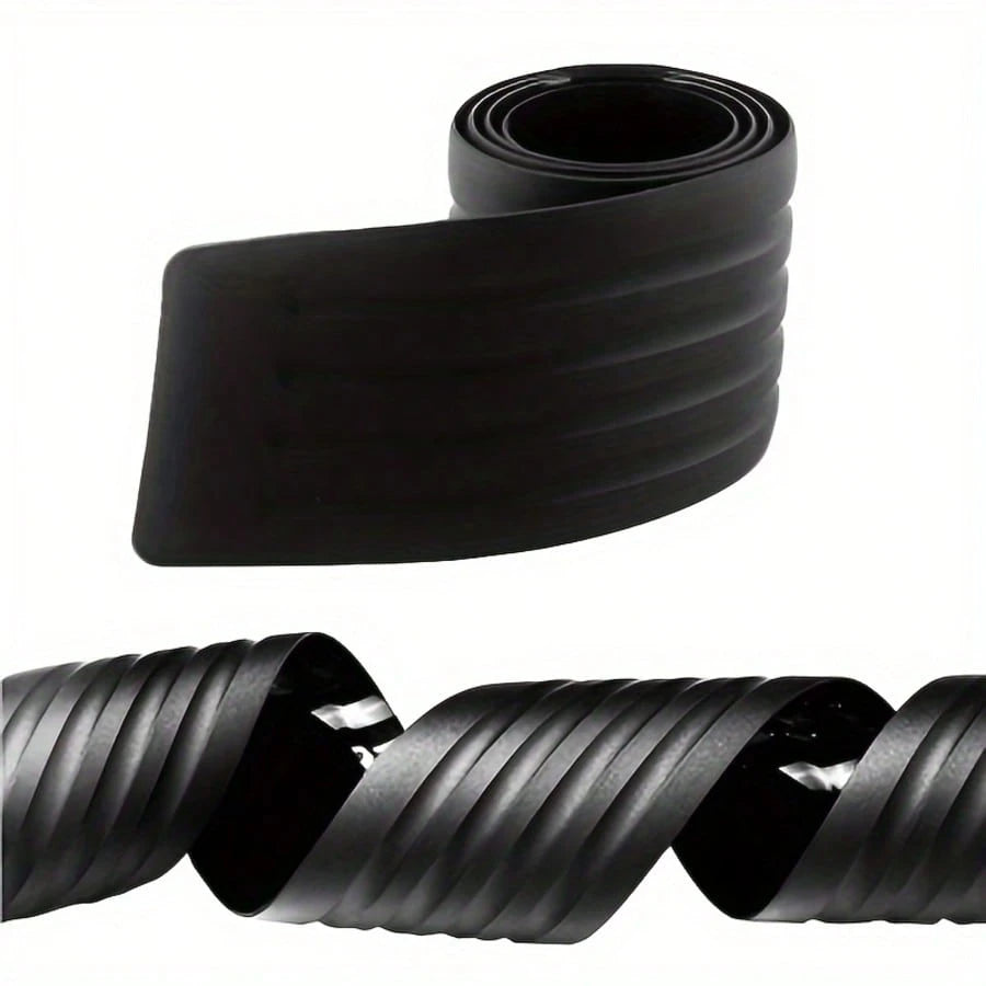 Easypie Selection 1 Pack Self-Adhesive Rubber Trunk Protector Strips, Black Car Decorative Accessories (Universal Fit, Easy Installation)
