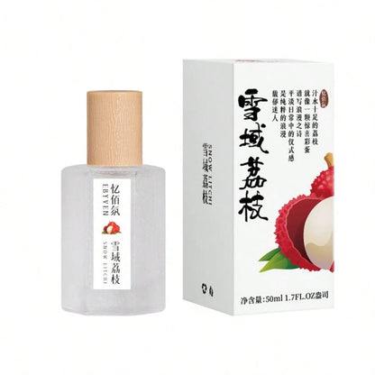 EBYVEN Snowy Lychee Perfume, 50ml/1.7FL.OZ., Perfume Spray For Ladies, Fresh And Juicy Fruit Smell For Daily Use, Ideal Fragrance For Summer