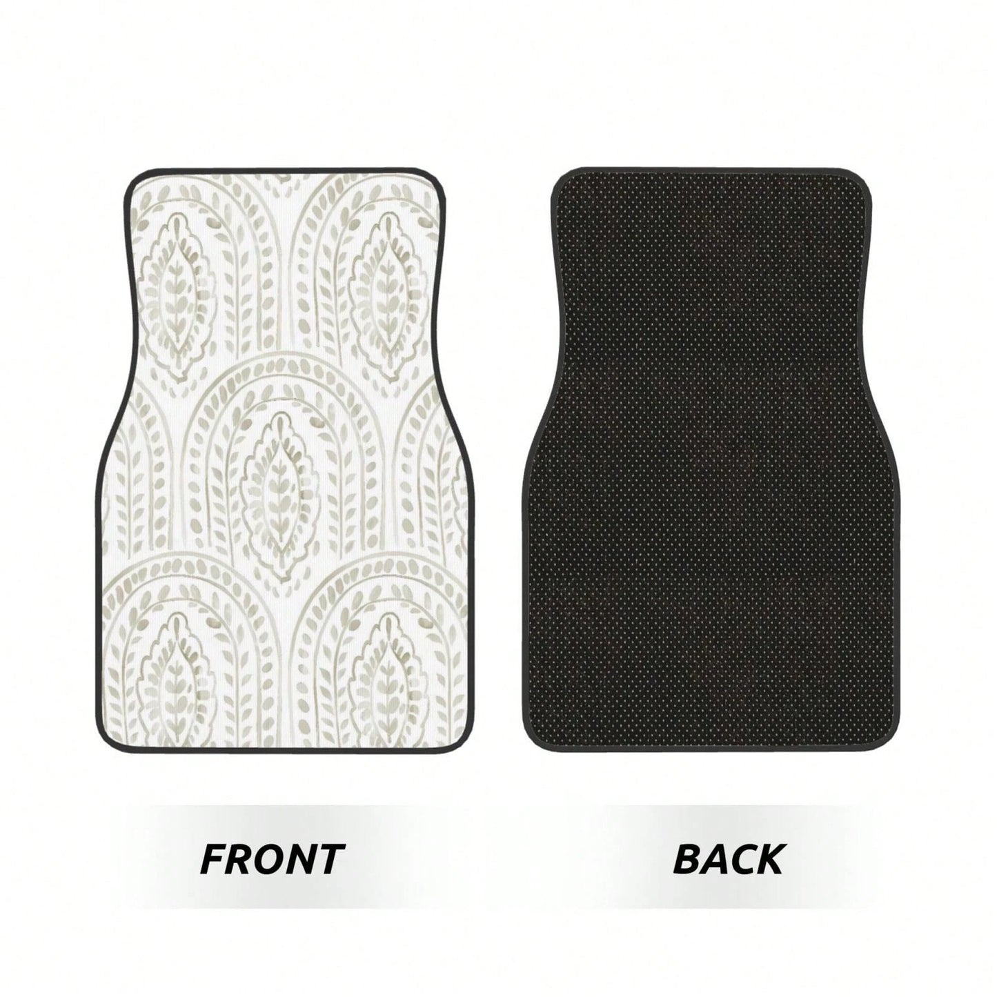 Eeecoming Boho Modern 4-Piece Set Of Car Floor Mats,Suitable For Carpets Of Various Vehicle Models,Auto Accessories For Truck Sedan