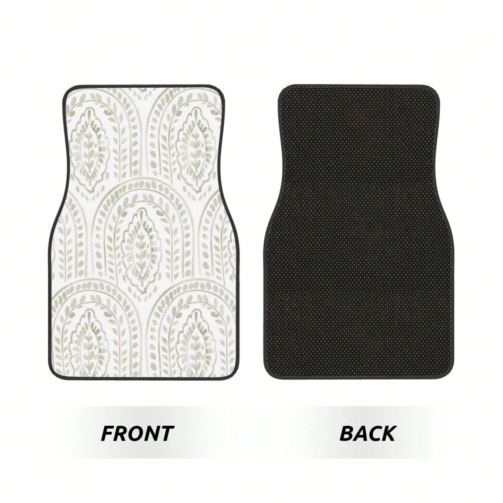 Eeecoming Boho Modern 4-Piece Set Of Car Floor Mats,Suitable For Carpets Of Various Vehicle Models,Auto Accessories For Truck Sedan