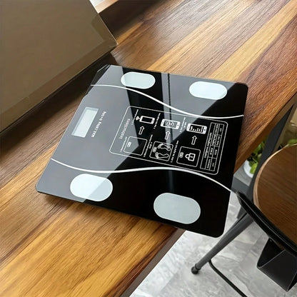 Electronic Body Scale, Bathroom Scale, High-Precision Body Scale With LCD High-Definition Display And Temperature Display, Extra-Wide Platform, High-Precision Electronic Scale.