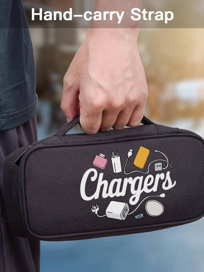 Electronic Product Storage Travel Bag, Multi-Compartment Digital Storage Pouch With Zipper Closure, Portable Electronic Accessories Organizer Suitable For Charging Cables, External Hard Drives And Pow