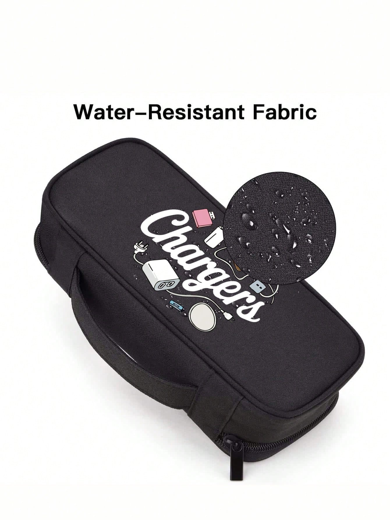Electronic Product Storage Travel Bag, Multi-Compartment Digital Storage Pouch With Zipper Closure, Portable Electronic Accessories Organizer Suitable For Charging Cables, External Hard Drives And Pow