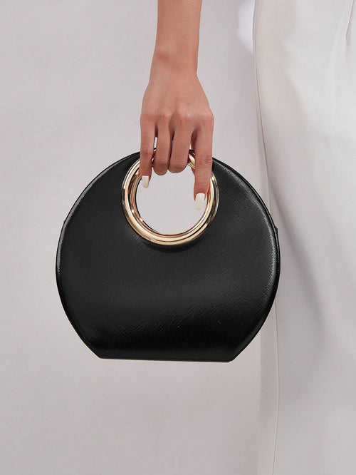 Elegant Women's PU Leather Handbag, Minimalist Chain Clutch, Lightweight Luxury Party/Evening Bag, Perfect Birthday Gift For Girlfriend, Suitable For Parties, Weddings, Balls, Evening/Banquet, Can Be