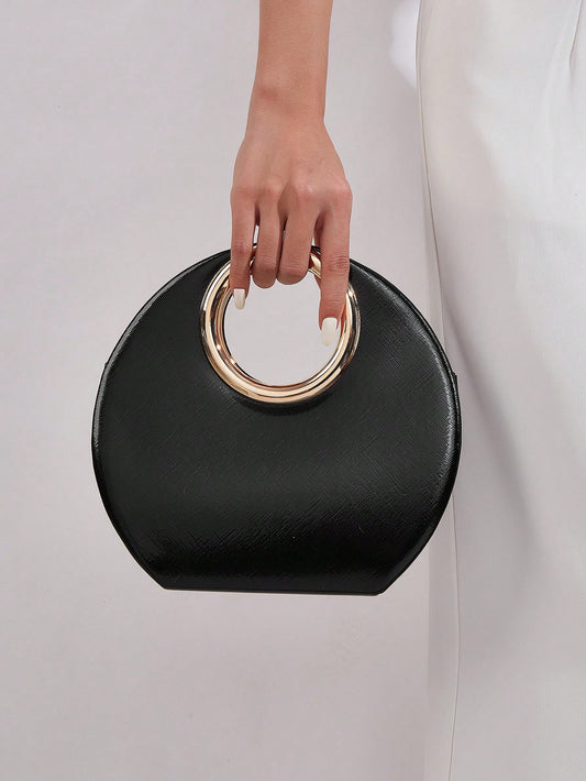 Elegant Women's PU Leather Handbag, Minimalist Chain Clutch, Lightweight Luxury Party/Evening Bag, Perfect Birthday Gift For Girlfriend, Suitable For Parties, Weddings, Balls, Evening/Banquet, Can Be