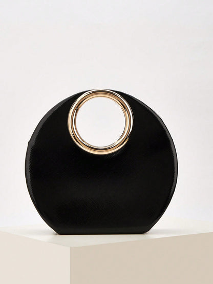 Elegant Women's PU Leather Handbag, Minimalist Chain Clutch, Lightweight Luxury Party/Evening Bag, Perfect Birthday Gift For Girlfriend, Suitable For Parties, Weddings, Balls, Evening/Banquet, Can Be