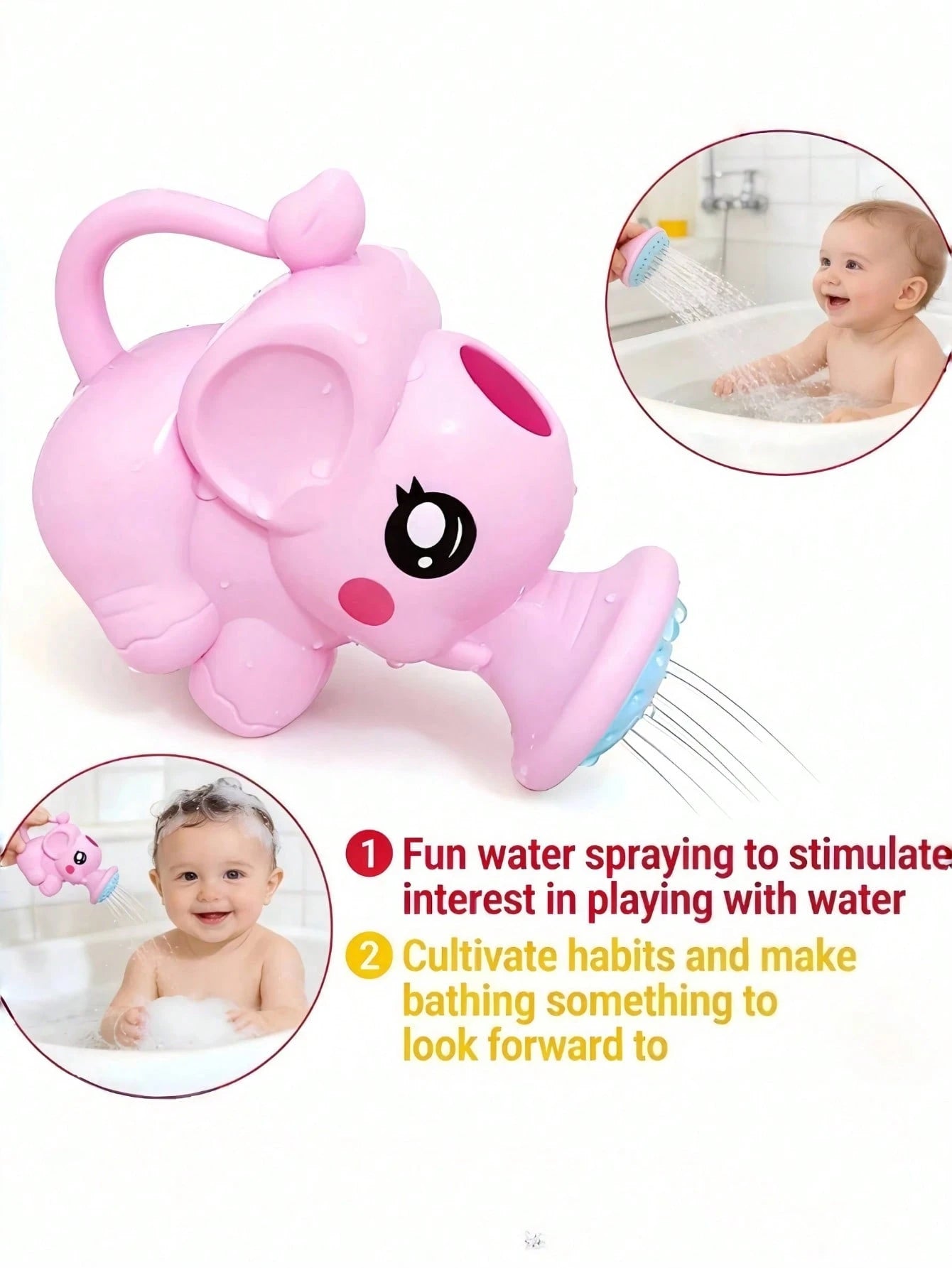 Elephant Shaped Water Spray Toy, Baby Swimming Pool Toy, Pool Toy, Bath Toy, Beach Toy, Pool Toy, Children's Toy, Garden Toy, Water Toy, Baby Bath Accessory