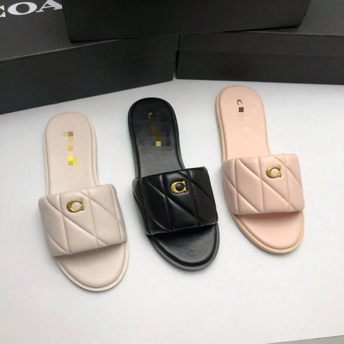 European And American 2026 Summer New Style Single-Strap Pattern Round-Toe Flat Solid Color Versatile Comfortable Daily Outdoor Sandals