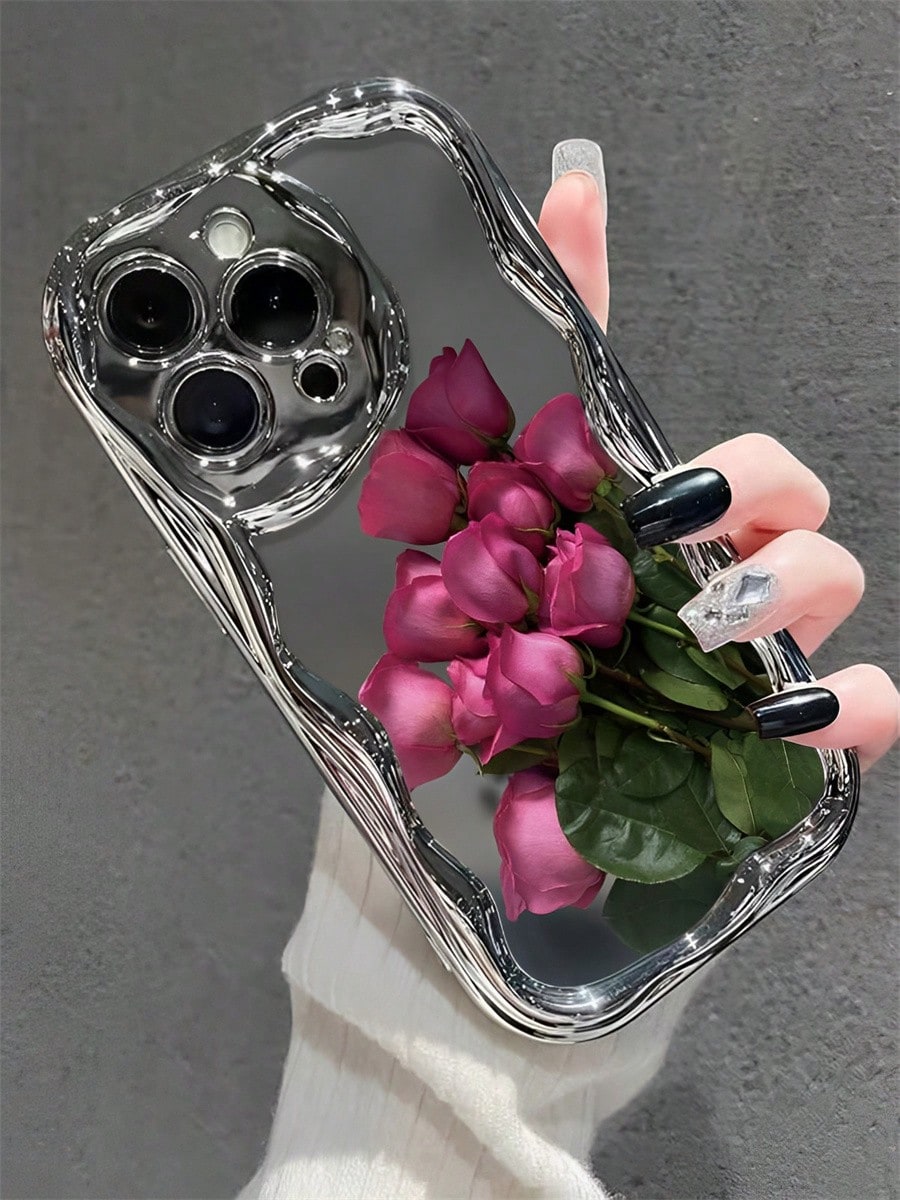 Exclusive Romantic Ambiance! The Pink Rose Phone Case Is Thickened For Enhanced Drop Protection. Suitable For 17 16, 15, 14, 13, 12, 11, PRO MAX, XS, PLUS, Valentine's Day