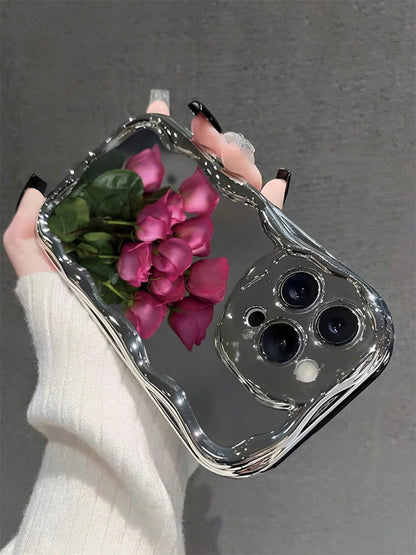 Exclusive Romantic Ambiance! The Pink Rose Phone Case Is Thickened For Enhanced Drop Protection. Suitable For 17 16, 15, 14, 13, 12, 11, PRO MAX, XS, PLUS, Valentine's Day