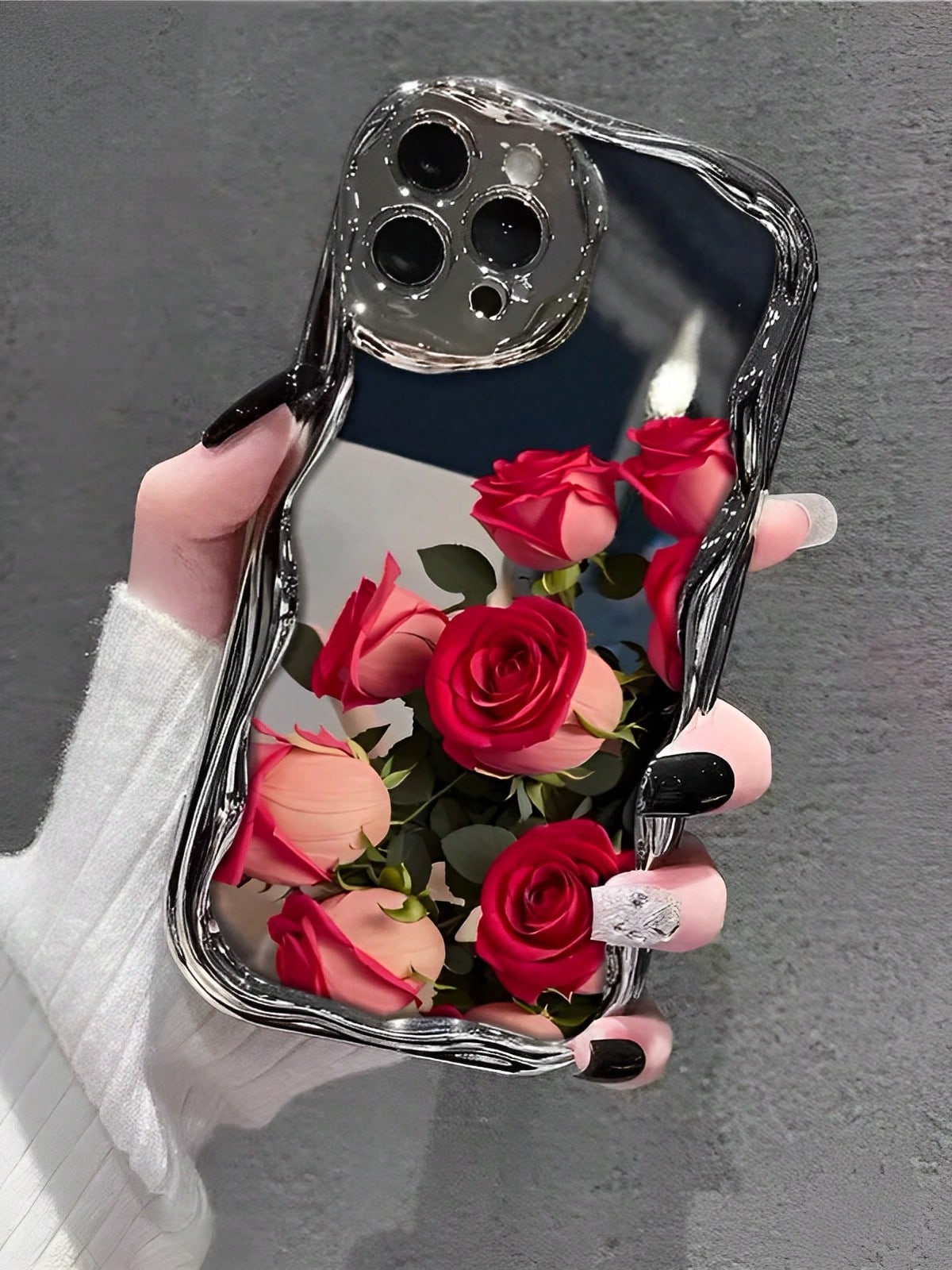 Exclusive Romantic Ambiance! The Pink Rose Phone Case Is Thickened For Enhanced Drop Protection. Suitable For 17 16, 15, 14, 13, 12, 11, PRO MAX, XS, PLUS, Valentine's Day