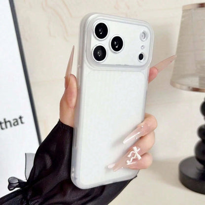 Fashion Linear Groove Bumper Case For IPhone 17 16 15 14 Pro Max Luxury Non-Slip Drop Protection Shockproof Integrated Camera Armor Cover
