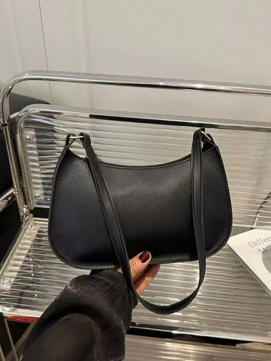 Fashionable, Casual, And Minimalist PU Armpit Bag, Versatile Shoulder Bag, Suitable For Shopping, Wallets, Shopping, Young Women, College Students