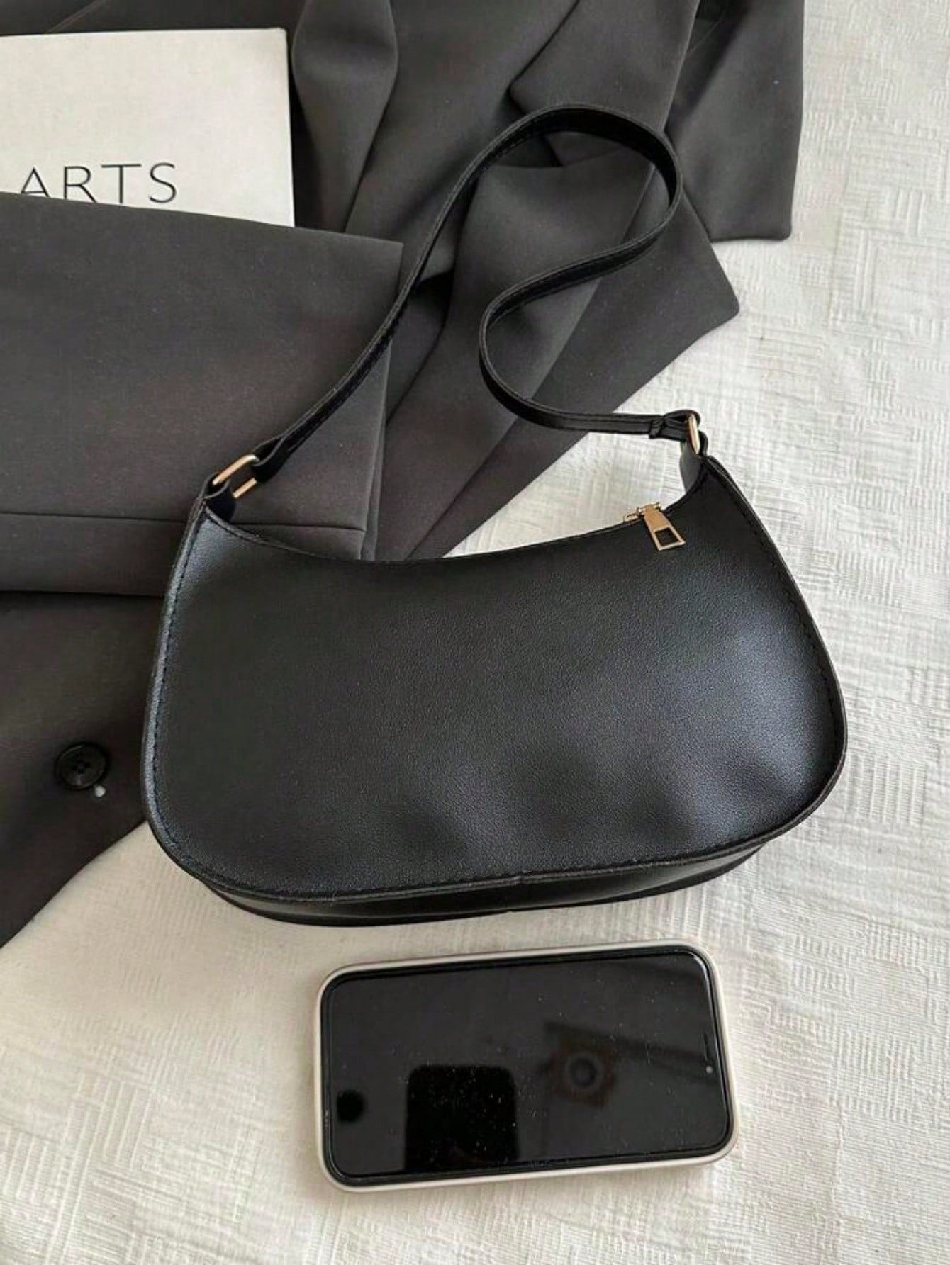 Fashionable, Casual, And Minimalist PU Armpit Bag, Versatile Shoulder Bag, Suitable For Shopping, Wallets, Shopping, Young Women, College Students