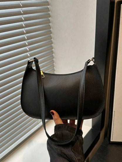 Fashionable, Casual, And Minimalist PU Armpit Bag, Versatile Shoulder Bag, Suitable For Shopping, Wallets, Shopping, Young Women, College Students