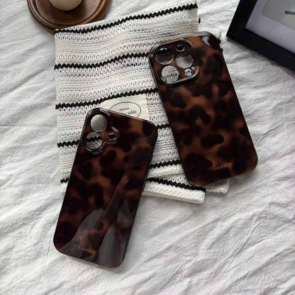Fashionable Leopard Print & Tie Dye Gradient Phone Case, Suitable For 17 Pro Max/17 Air/ 16 Pro MAX/15 Pro Max/14 Pro/13 Pro/12/11, Personalized Phone Case For Men And Women, Middle Eastern Style