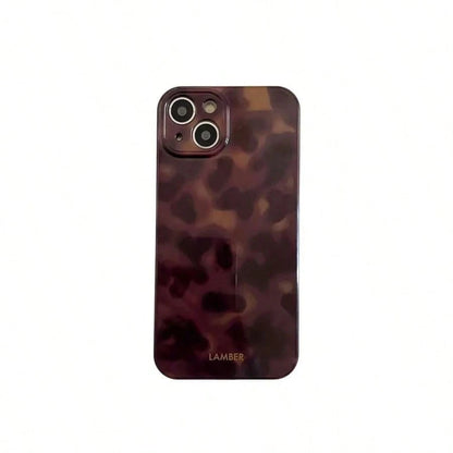 Fashionable Leopard Print & Tie Dye Gradient Phone Case, Suitable For 17 Pro Max/17 Air/ 16 Pro MAX/15 Pro Max/14 Pro/13 Pro/12/11, Personalized Phone Case For Men And Women, Middle Eastern Style