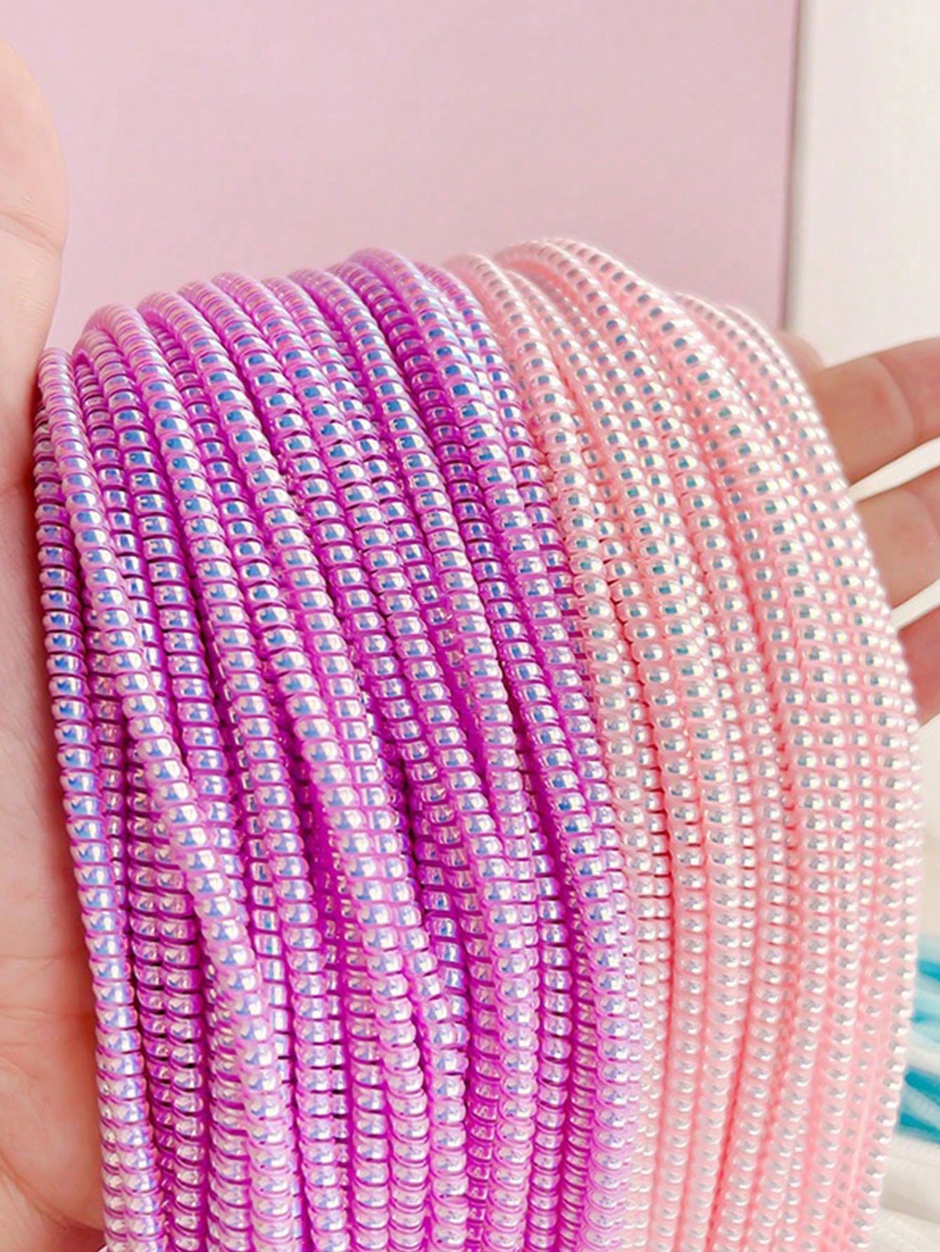 Fast Charging Data Cable Protection 1pc 1.4m Laser Protective Sleeve Data Cable Phone Charger Cable Spiral Laser Data Cable Protection Rope Women's Day Gift