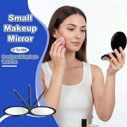 Foldable Double-Sided 10x/30x/40x/50x Magnifying Makeup Mirror With Light, Suitable For Home Decor, Bathroom, Vanity, Bedroom, Travel, Dorm, Great Gift For Women