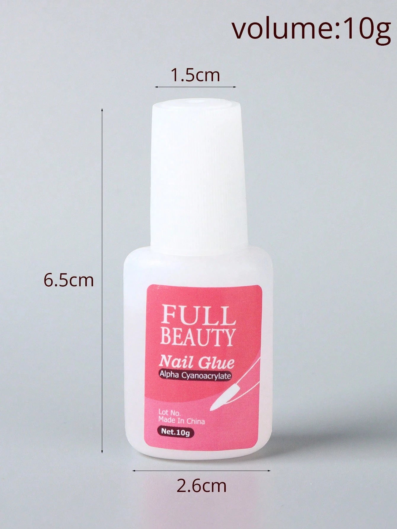 FULL BEAUTY 1pc 10g Transparent Fake Nail Glue, Super Strong Gel Nail Adhesive, Decoration Adhesive, Extension & Reinforcement Adhesive, Soft Nail Sticker Gel, Quick Drying Long-Lasting Manicure Tool