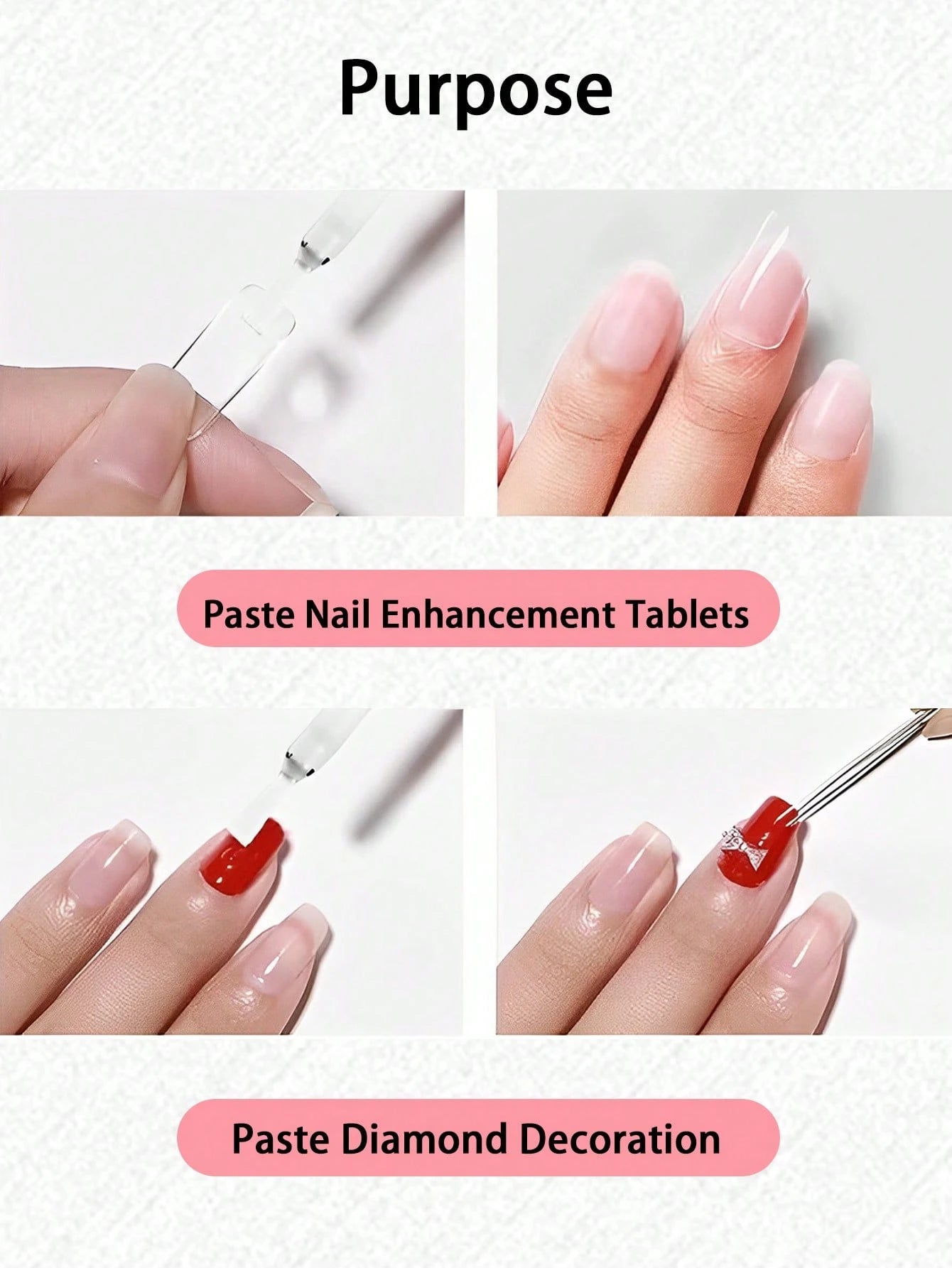 FULL BEAUTY 1pc 10g Transparent Fake Nail Glue, Super Strong Gel Nail Adhesive, Decoration Adhesive, Extension & Reinforcement Adhesive, Soft Nail Sticker Gel, Quick Drying Long-Lasting Manicure Tool