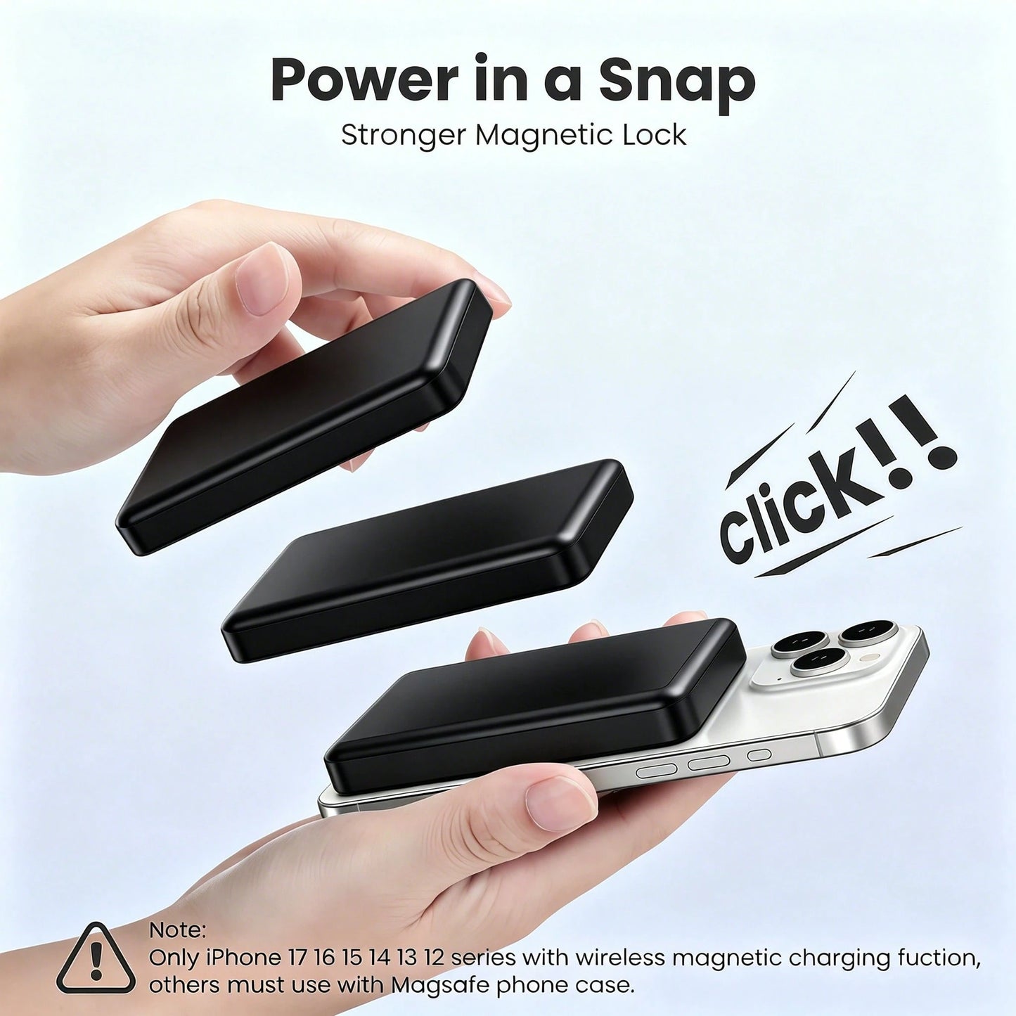 GAWFOLK MagSafe Magnetic Wireless Power Bank, 5000mAh/10000mAh 22.5W PD Fast Charging Power Bank Portabler With USB-C Port, Mini External Battery Pack, Portable Charger For IPhone 17/16/15 Pro Max/14