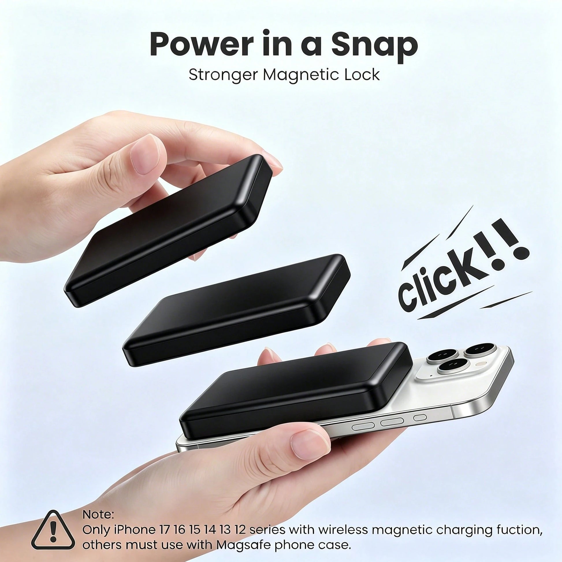 GAWFOLK MagSafe Magnetic Wireless Power Bank, 5000mAh/10000mAh 22.5W PD Fast Charging Power Bank Portabler With USB-C Port, Mini External Battery Pack, Portable Charger For IPhone 17/16/15 Pro Max/14