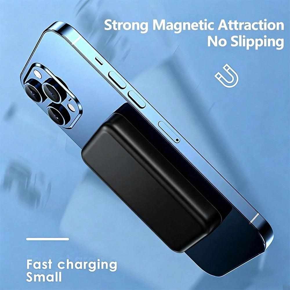 GAWFOLK MagSafe Magnetic Wireless Power Bank, 5000mAh/10000mAh 22.5W PD Fast Charging Power Bank Portabler With USB-C Port, Mini External Battery Pack, Portable Charger For IPhone 17/16/15 Pro Max/14