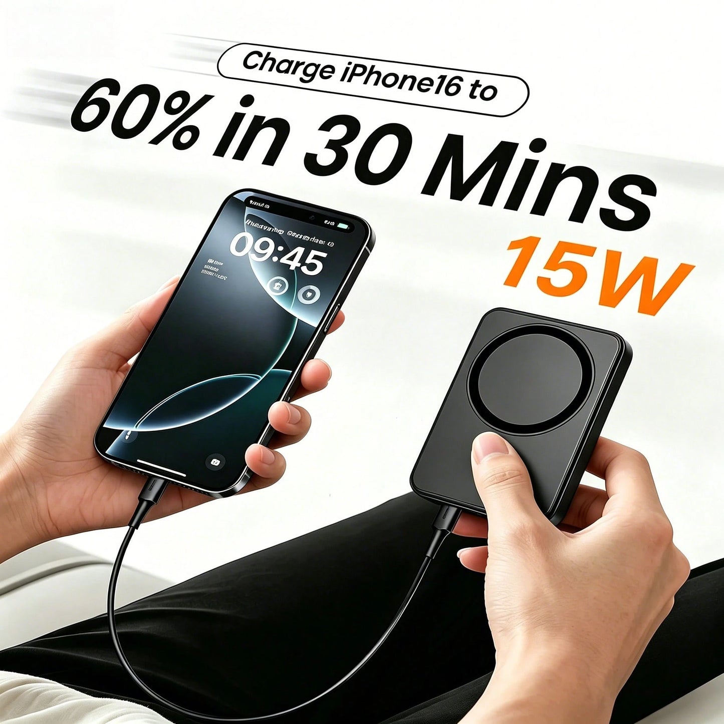 GAWFOLK MagSafe Magnetic Wireless Power Bank, 5000mAh/10000mAh 22.5W PD Fast Charging Power Bank Portabler With USB-C Port, Mini External Battery Pack, Portable Charger For IPhone 17/16/15 Pro Max/14