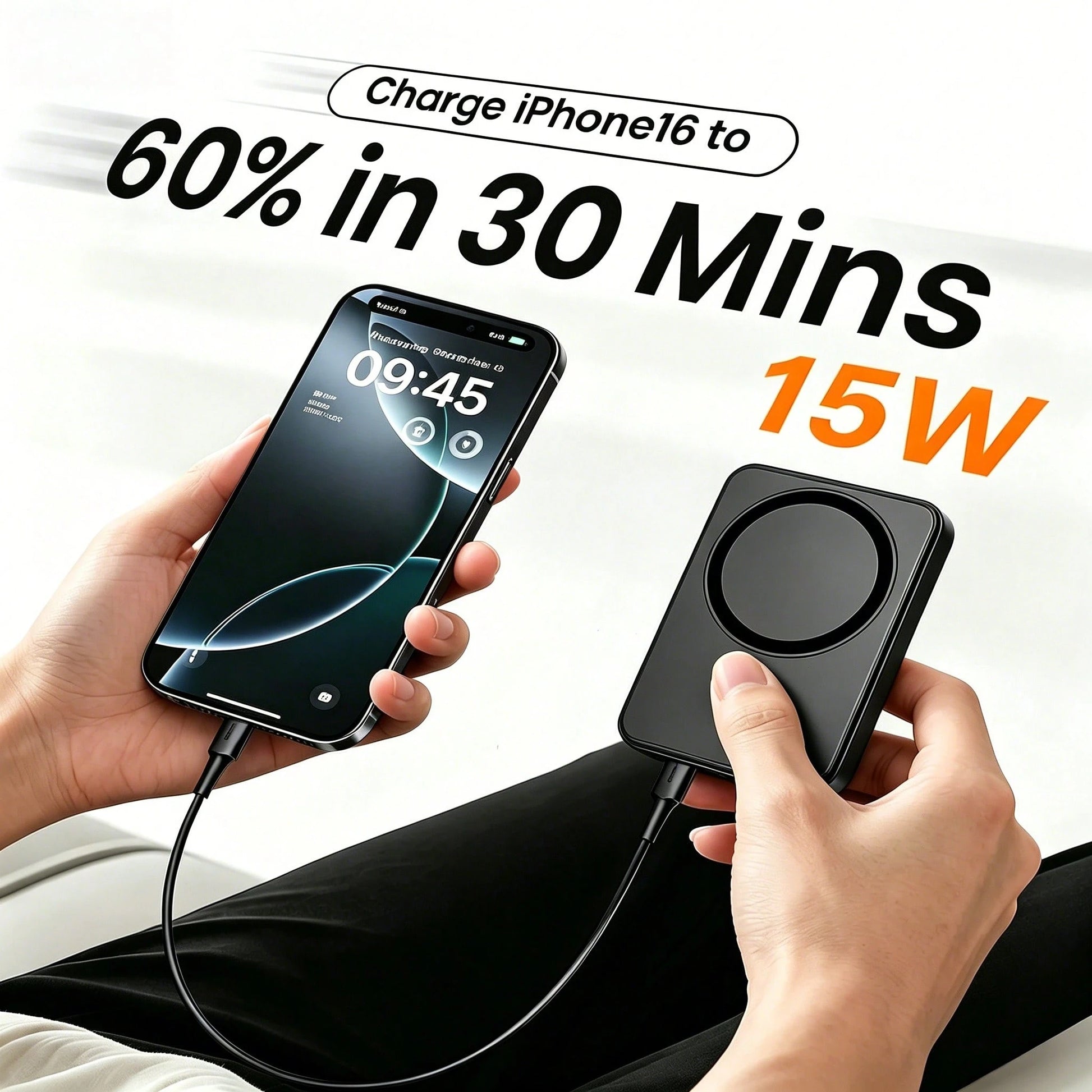 GAWFOLK MagSafe Magnetic Wireless Power Bank, 5000mAh/10000mAh 22.5W PD Fast Charging Power Bank Portabler With USB-C Port, Mini External Battery Pack, Portable Charger For IPhone 17/16/15 Pro Max/14