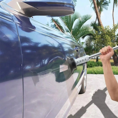 Gets Precision Air-Powered Car Dent Puller Featuring Strong Suction Cup Mounts And Slide Hammer For Effortless Auto Body Panel Repair And Dent Removal.