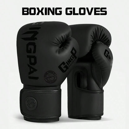 GINGPAI Boxing Gloves Sanda Combat Training Gloves For Adults And Teens, Unisex Muay Thai Professional Fighting Thick Padding