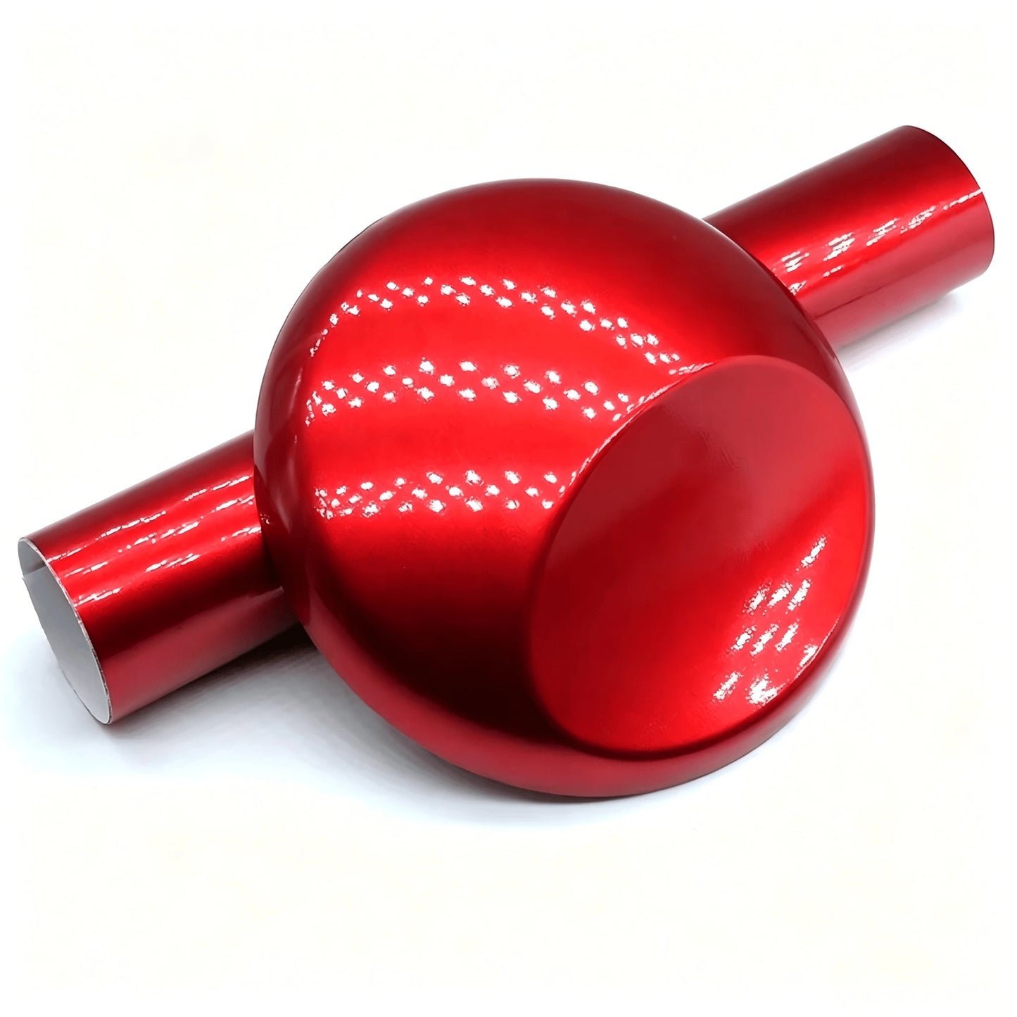 Glossy Red Vinyl Wrap Film, Waterproof Self-Adhesive Car Decal Sticker With Air Release Film, Suitable For Car And Motorcycle Body Modification