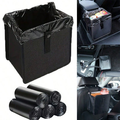 Hanging Waterproof Car Trash Can, Leak-Proof Foldable Car Storage Box, Portable Large Capacity Garbage Can, Suitable For Sedan, Truck, SUV