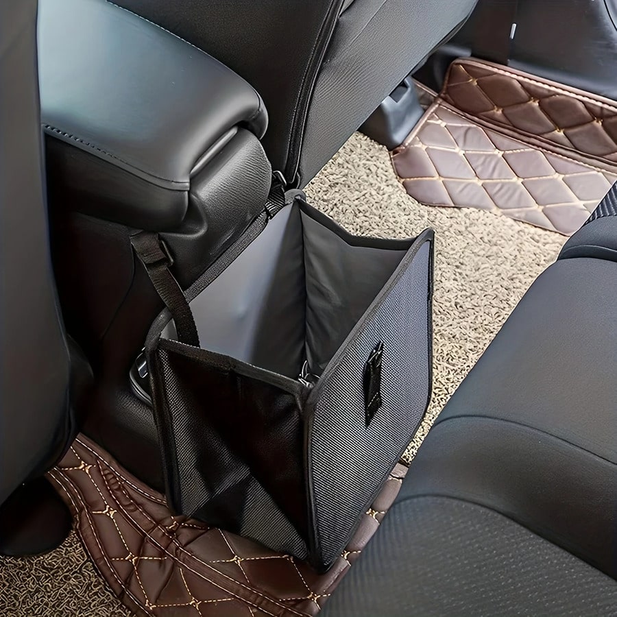Hanging Waterproof Car Trash Can, Leak-Proof Foldable Car Storage Box, Portable Large Capacity Garbage Can, Suitable For Sedan, Truck, SUV