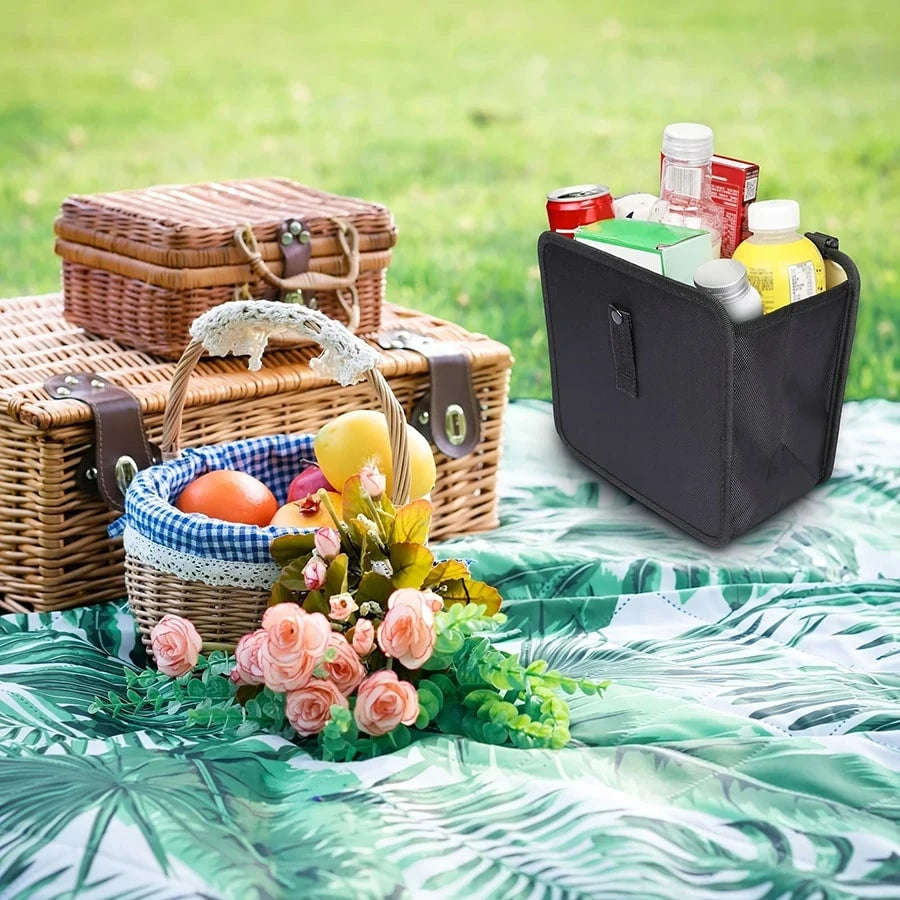 Hanging Waterproof Car Trash Can, Leak-Proof Foldable Car Storage Box, Portable Large Capacity Garbage Can, Suitable For Sedan, Truck, SUV