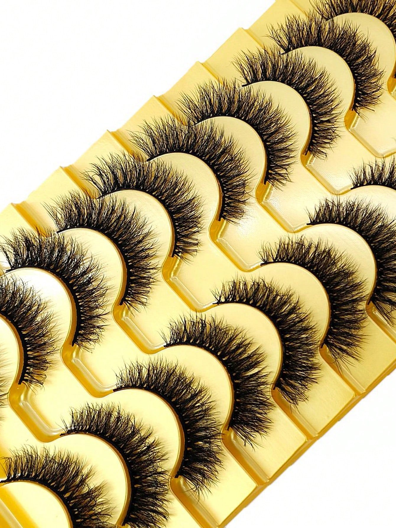 HBZGTLAD 10 Pairs Soft Fluffy Natural 3D Mink False Eyelashes Makeup Set- Mink Lashes Extension, Short Lashes Strip Lashes,Lashes,Eyelashes,Fake Lashes