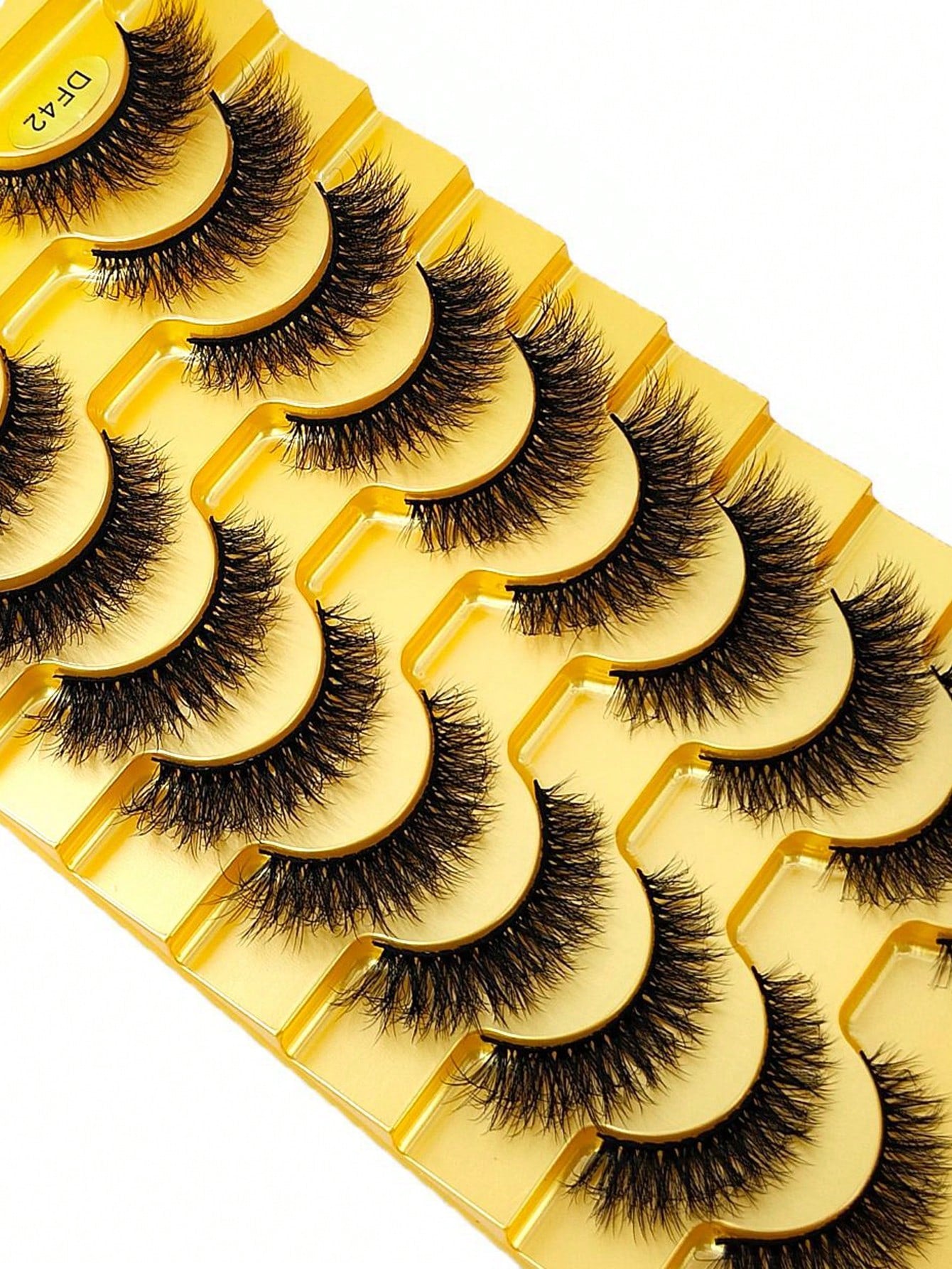 HBZGTLAD 10 Pairs Soft Fluffy Natural 3D Mink False Eyelashes Makeup Set- Mink Lashes Extension, Short Lashes Strip Lashes,Lashes,Eyelashes,Fake Lashes