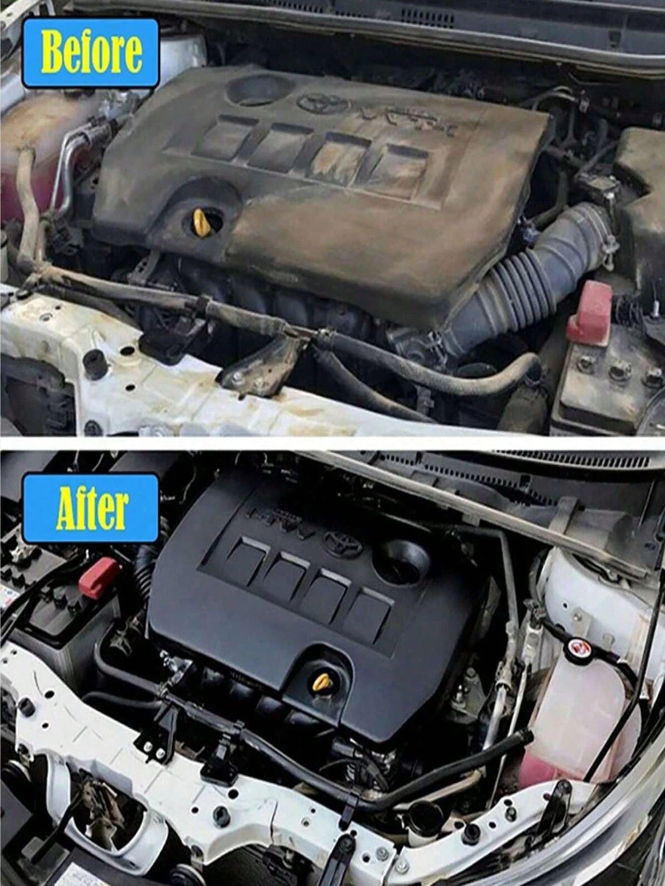 HGKJ S19 Engine Bay Cleaner Engine Shine Protector And Detailer Decontamination Deep Degreasing Compartment Heavy Oil Dust Car Cleaning Product Heavy Oil Dust All Purpose Cleaner(50/100/300ml)