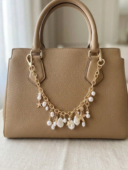 High-End Pearl Cluster Bag Accessory, Multi-Functional Decorative Chain, Fashionable Elegant Shoulder Bag Strap Upgrade, Suitable For Daily Styling
