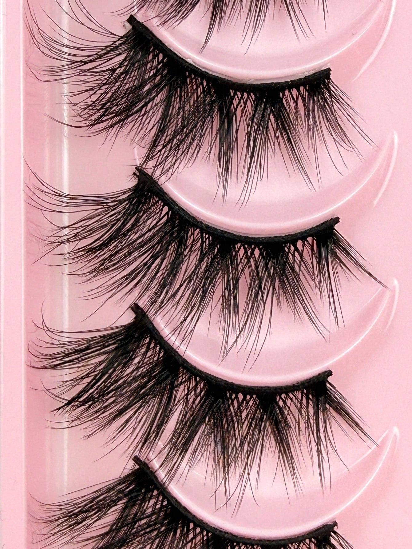 Hinarin 10 Pairs Half Lashes Clear Band Eyelashes Cat Eye False Eyelashes Short Soft 3d Faux Mink Eyelashes Soft Natural Makeup Strip Lashes, Lashes, Eyelashes, Fake Lashes