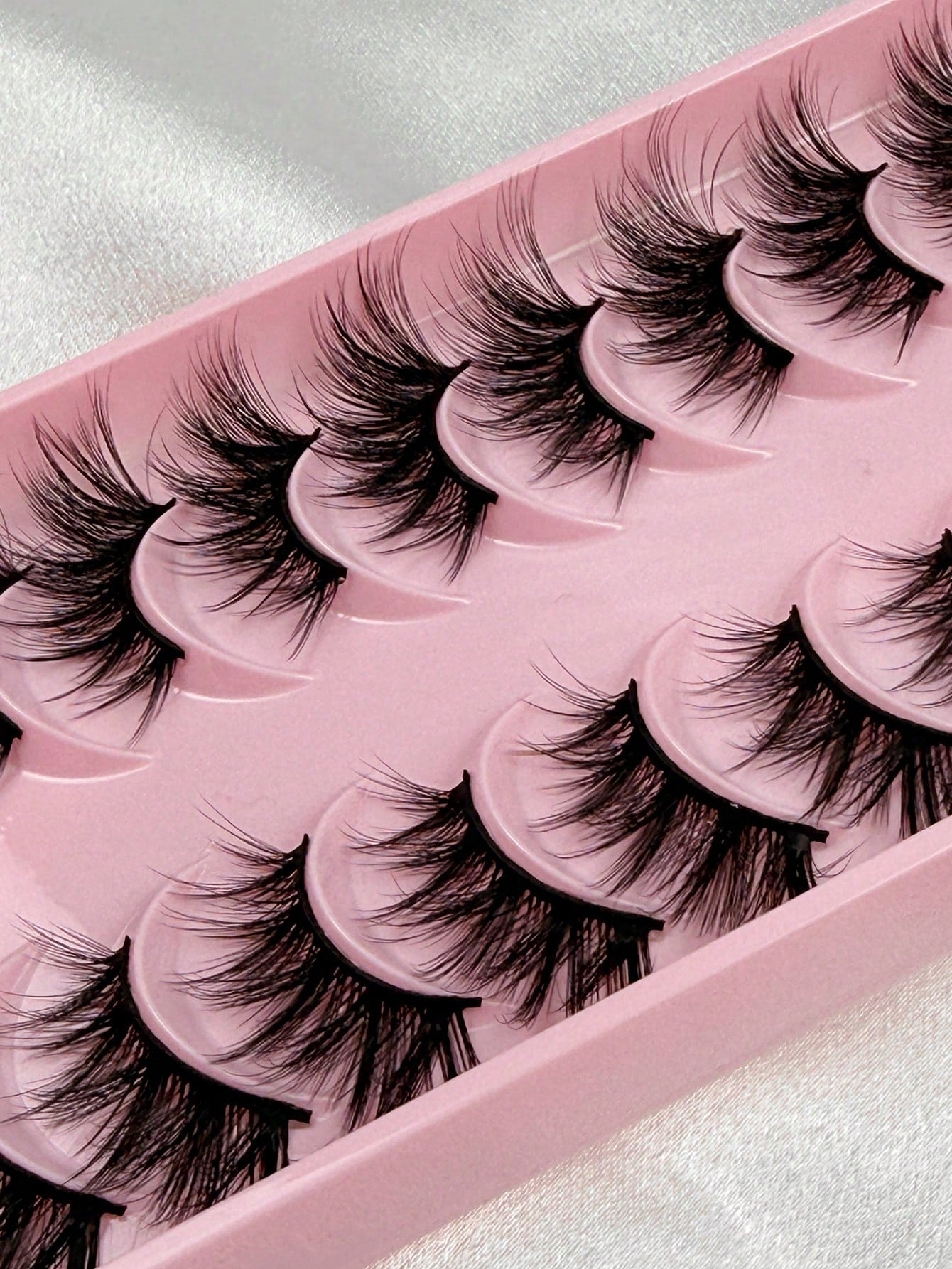 Hinarin 10 Pairs Half Lashes Clear Band Eyelashes Cat Eye False Eyelashes Short Soft 3d Faux Mink Eyelashes Soft Natural Makeup Strip Lashes, Lashes, Eyelashes, Fake Lashes