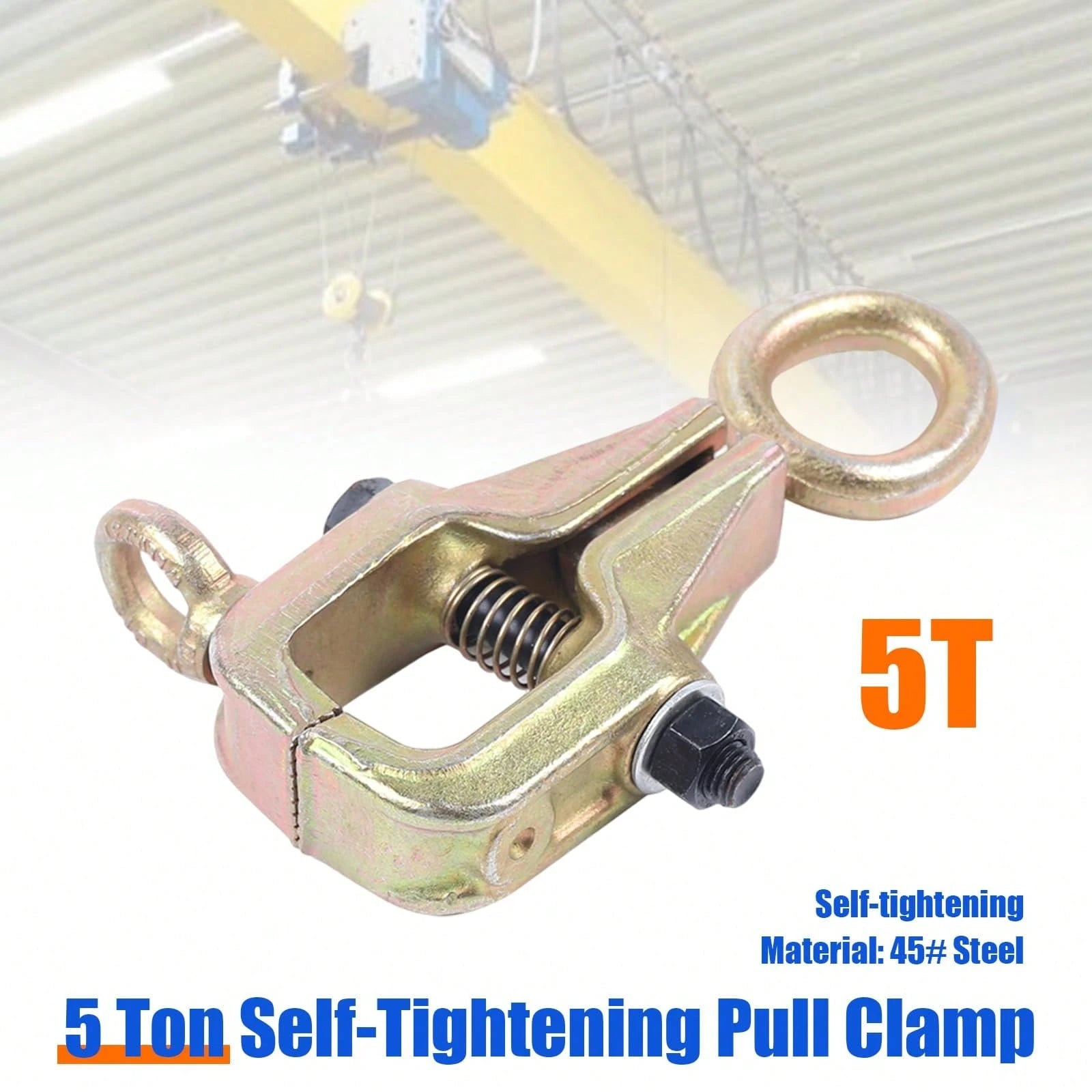HOHOBLA Pull Clamp Auto Body Repair Tool, Self Tightening Dent Repair Clamp 5 Ton 11023 Lbs, Two Way Pull With Adjustable Force, Serrated Jaw Grip For Car Frame Panel Repair, Compact 8.66x3.35in [LOYA