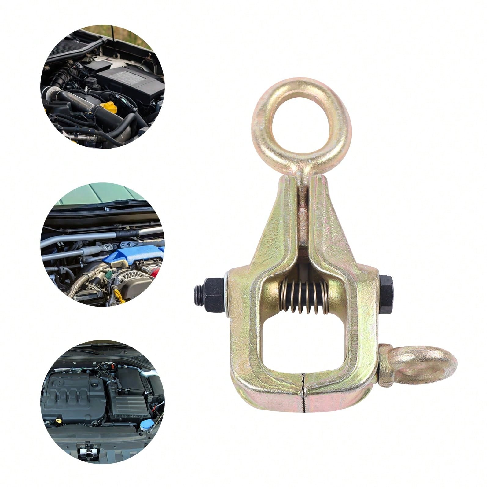 HOHOBLA Pull Clamp Auto Body Repair Tool, Self Tightening Dent Repair Clamp 5 Ton 11023 Lbs, Two Way Pull With Adjustable Force, Serrated Jaw Grip For Car Frame Panel Repair, Compact 8.66x3.35in [LOYA