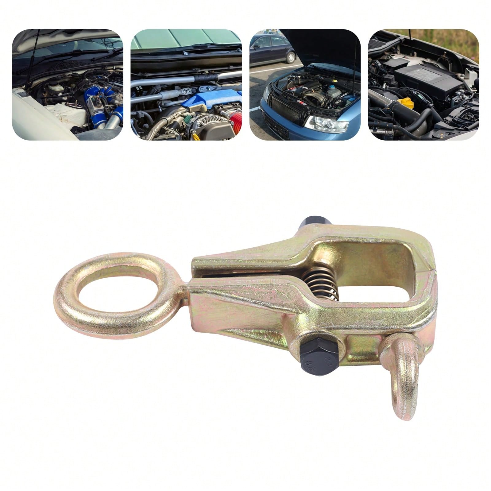 HOHOBLA Pull Clamp Auto Body Repair Tool, Self Tightening Dent Repair Clamp 5 Ton 11023 Lbs, Two Way Pull With Adjustable Force, Serrated Jaw Grip For Car Frame Panel Repair, Compact 8.66x3.35in [LOYA